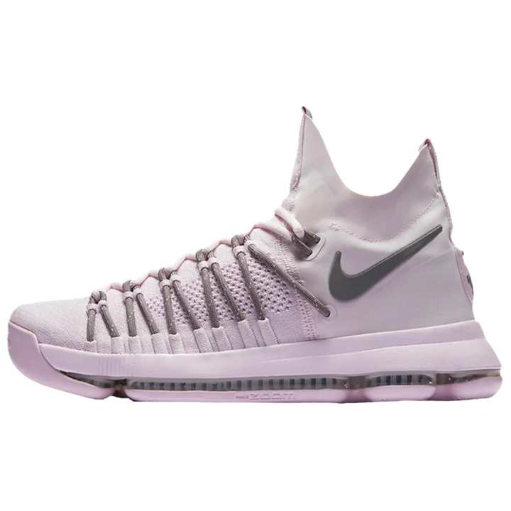 Nike Nike KD 9 ELITE Slip Resistant Abrasion Resistant Mid top Basketball Shoes Men's White Pink