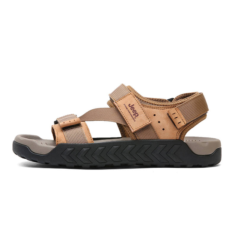 Jeep Sports Beach Sandals Men's Camel