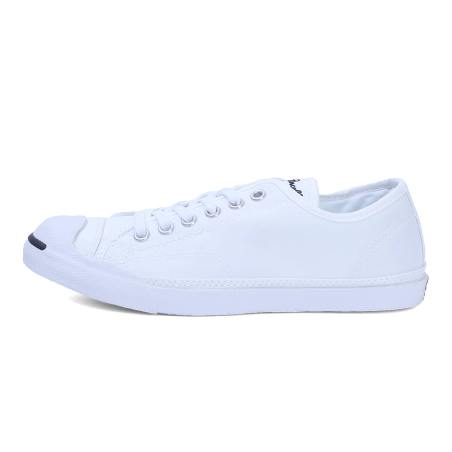 Converse Jack Purcell Abrasion Resistant Lightweight Wear resistant And Lightweight Low top Canvas Shoes Unisex White