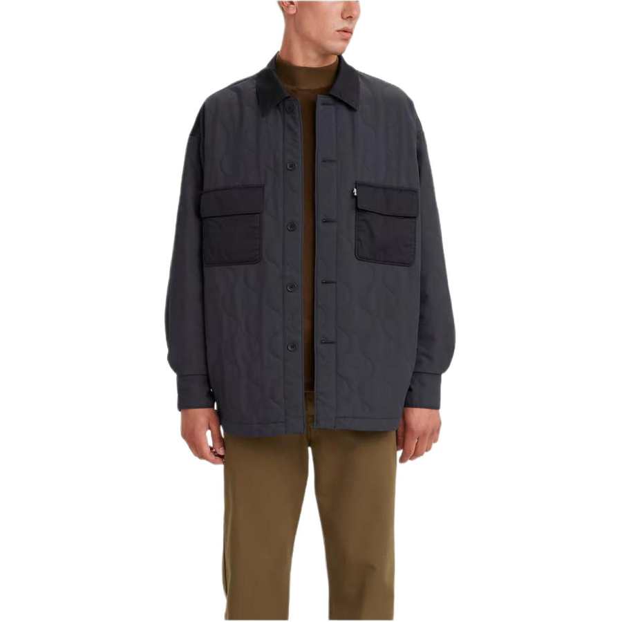 Levis Levis Jackets Men's Black Lapel Moderate Other