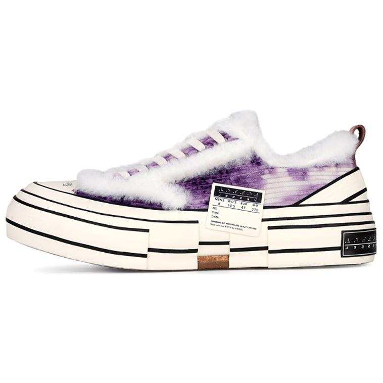 XVESSEL VESSEL Lows Winter Warmers Low top Skateboard Shoes Unisex Purple