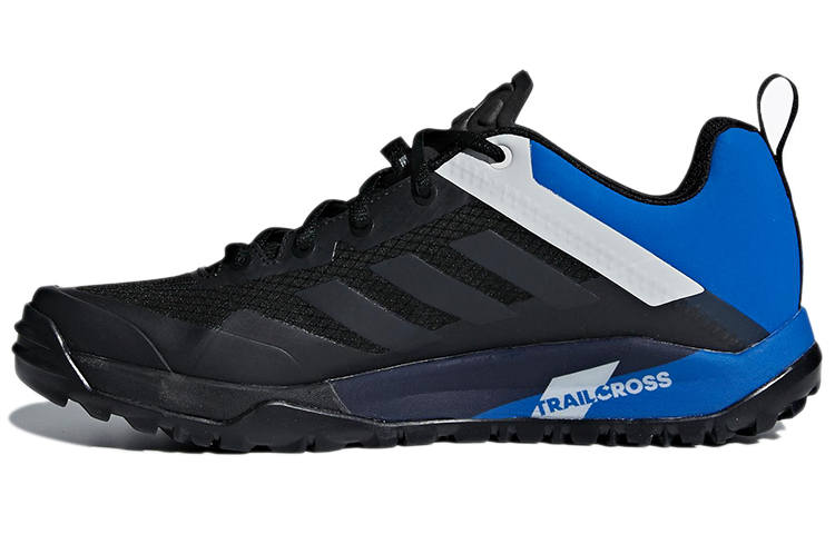 Adidas Adidas Terrex Trail Cross Sl Slip Resistant Low top Hiking Shoes Men's Blue Black