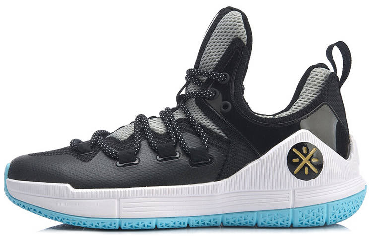 Li-Ning Li Ning 6th Person 2019 The Sixth Person Low top Basketball Shoes Men's Black White
