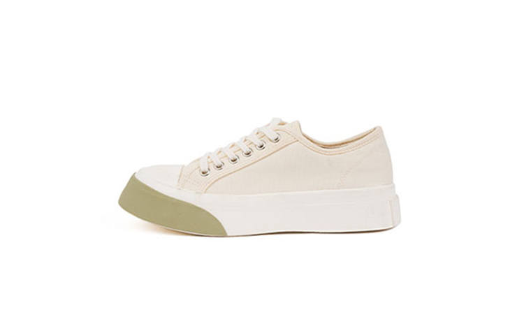 ISTEP Low top Canvas Shoes Women's Ecru