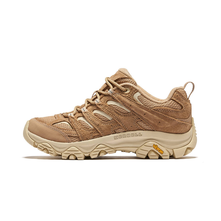 MERRELL MOAB 3 Cushioning Slip Resistant Trail Running Hiking Shoes Women's Khaki