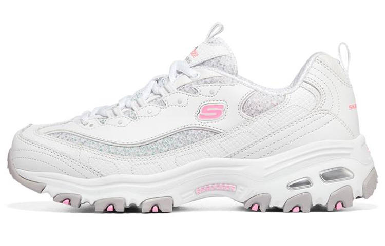 Skechers D'Lites 1.0 'White Pink' Women's