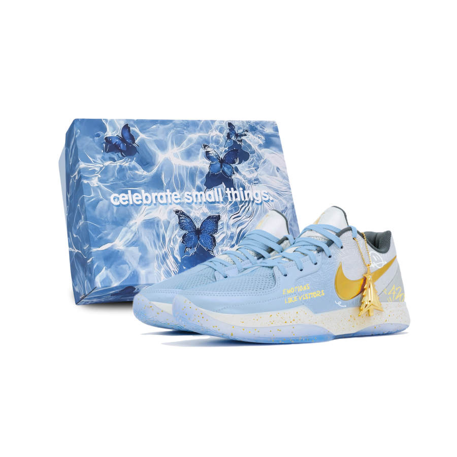 Nike Nike Ja 2 Cushioning Slip Resistant Abrasion Resistant Low top Basketball Shoes Men's Blue