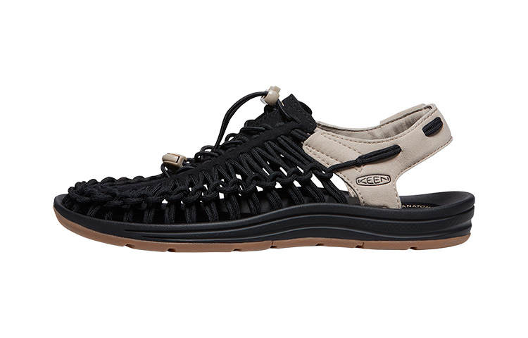 Keen Uneek Slip Resistant And Breathable Support River Trekking Shoes Men's Black & White