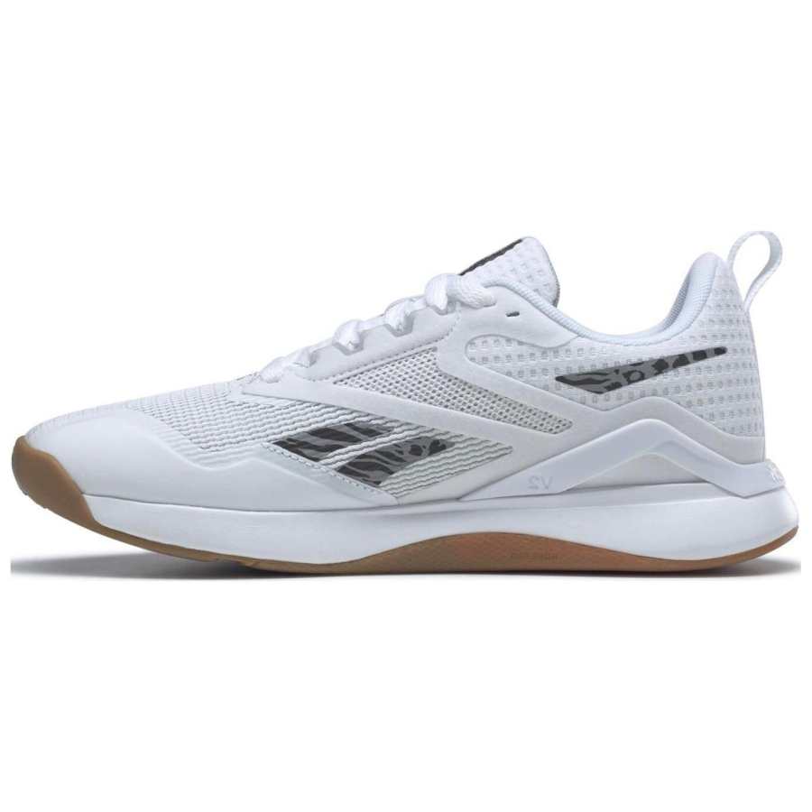 Reebok Nanoflex Tr 20 'White Black Rubber Gum' Women's