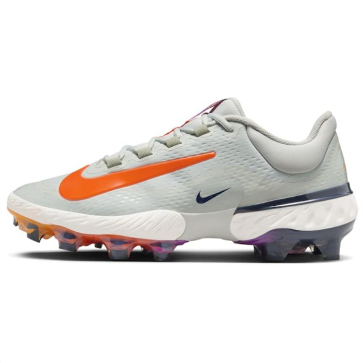 Nike Nike Alpha Huarache Elite 4 Low Mcs Light Silver Jade Horizon Phantom Laser Orange