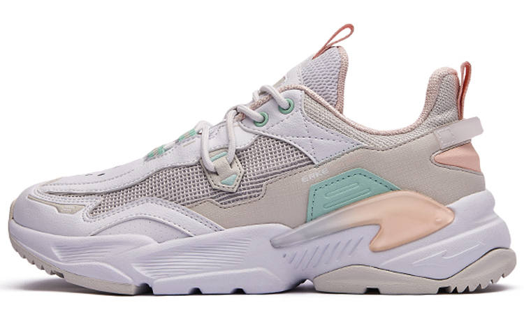 Erke Low top Chunky Sneakers Women's White Gray