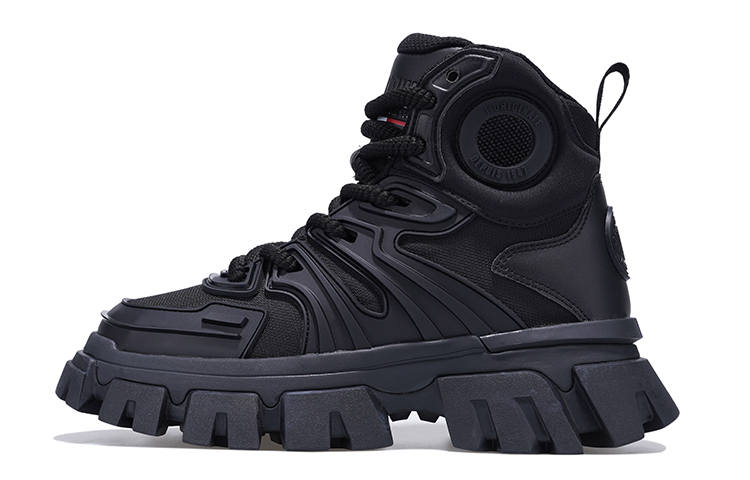 Palladium High top Chunky Sneakers Men's Oyster Black