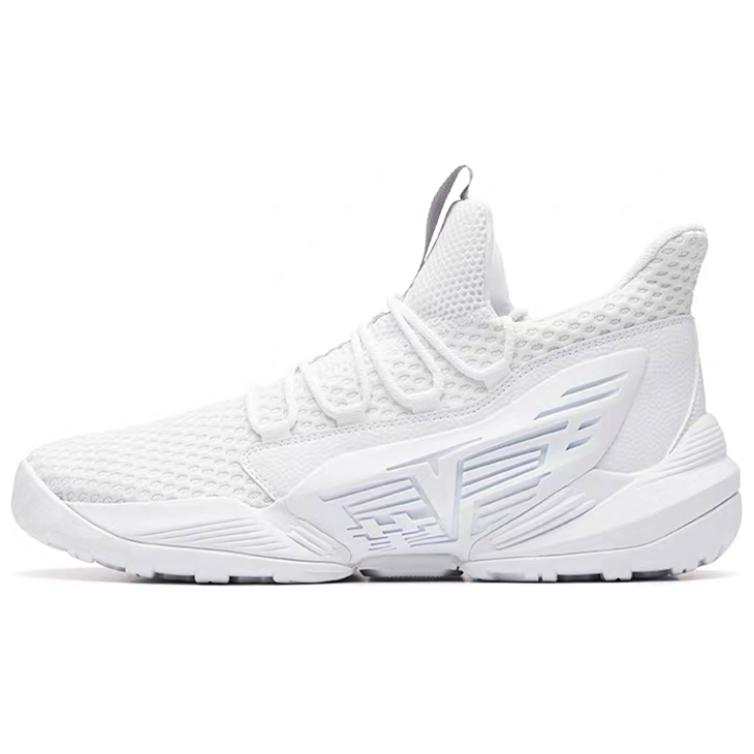 Anta Bastard Cushioning Slip Resistant Abrasion Resistant Breathable Low top Vintage Casual Shoes Men's White Gray