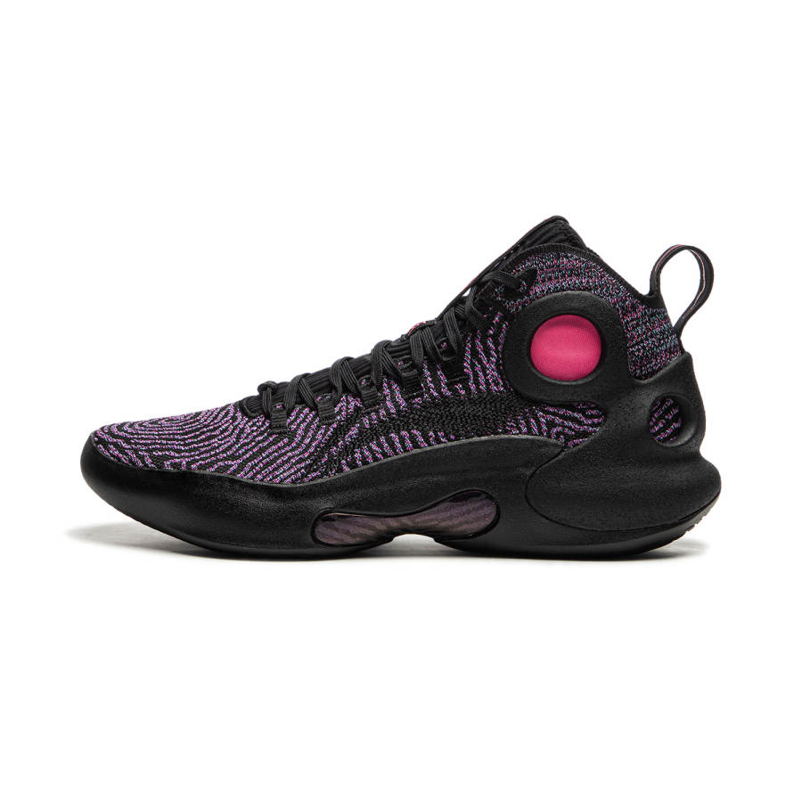 Li-Ning Li Ning Yushuai Ultra Slip Resistant Abrasion Resistant Mid top Basketball Shoes Men's Black
