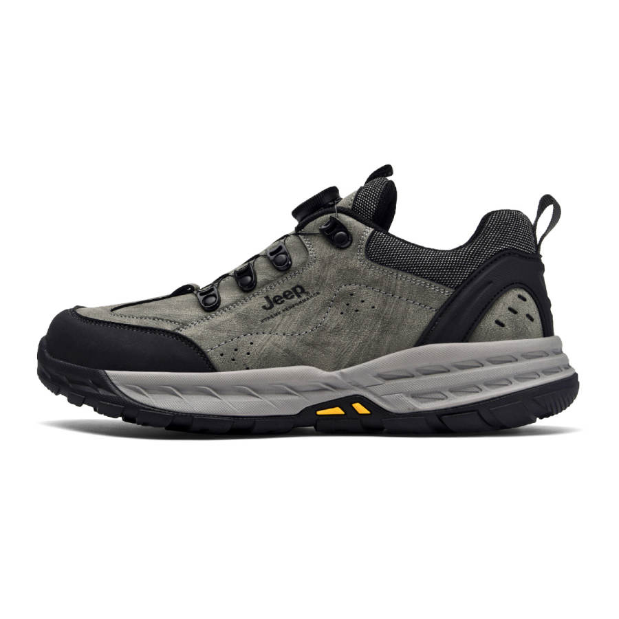 Jeep Mountaineering & Hiking Shoes Men's Low Top Gray/Khaki/White