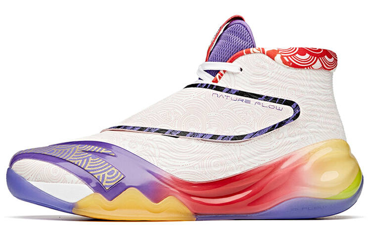 Anta KT6 Textile, Synthetic Leather Cushioning Slip Resistant Abrasion Resistant Coverage Support High top