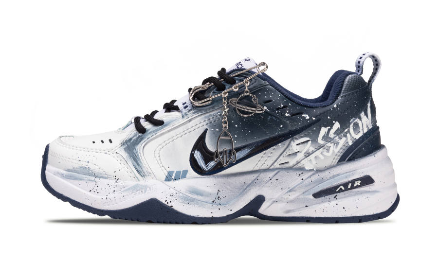 Nike Nike Air Monarch 4 Tidal Field Cushioning Abrasion Resistant Height Increasing Low top Chunky Sneakers Unisex