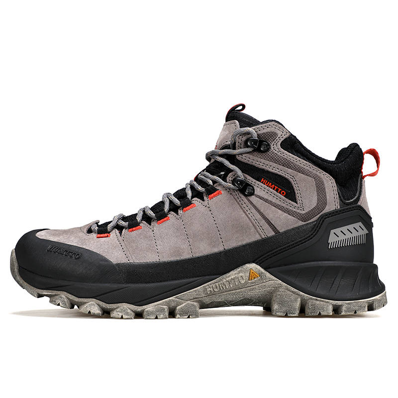 HUMTTO Cushioning Slip Resistant Abrasion Resistant High top Hiking Shoes Men's
