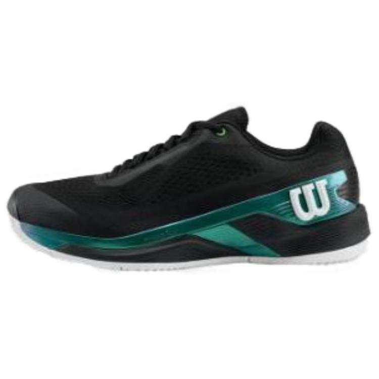 Wilson Rush Pro Abrasion Resistant Support Low top Tennis Shoes Men's Black Green