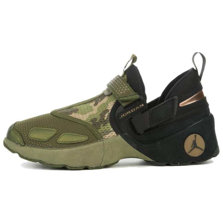 Jordan Jordan Trunner Slip Resistant Abrasion Resistant Low top Training Shoes Men's Green Black