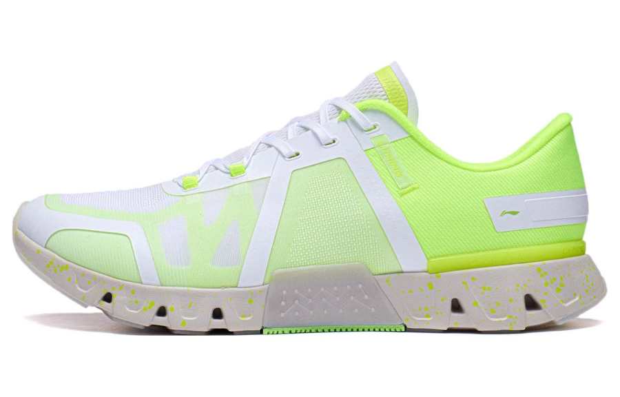 Li-Ning Li Ning Antelope Spirit Cushioning Slip Resistant Abrasion Resistant Low top Training Shoes Women's Green White