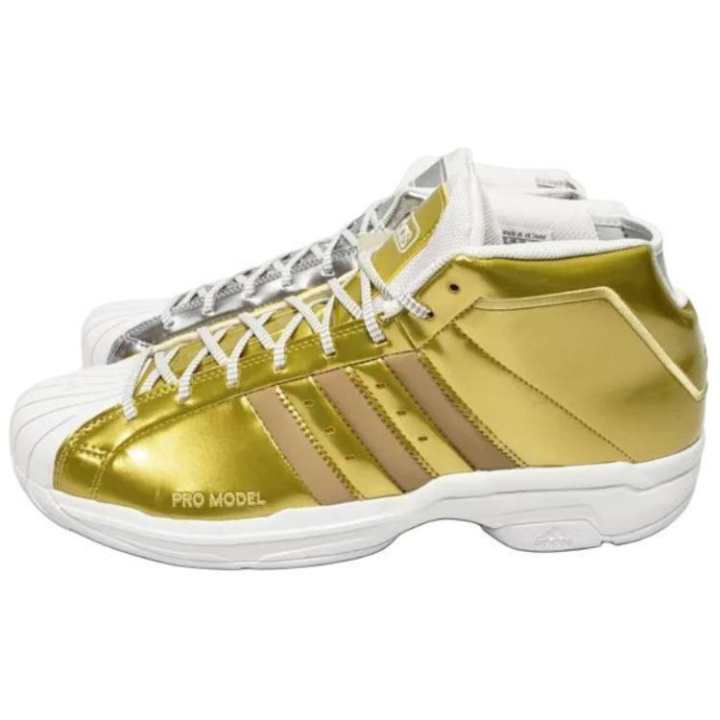 Adidas Adidas Pro Model 2G 'Gold and Silver Metallic'