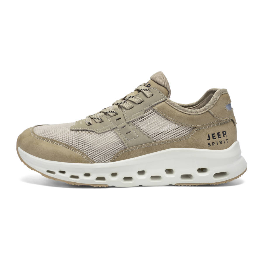 JEEP SPIRIT Outdoor Commute Mesh, Textile, Synthetic Leather Breathable Moisture Wicking Abrasion Resistant