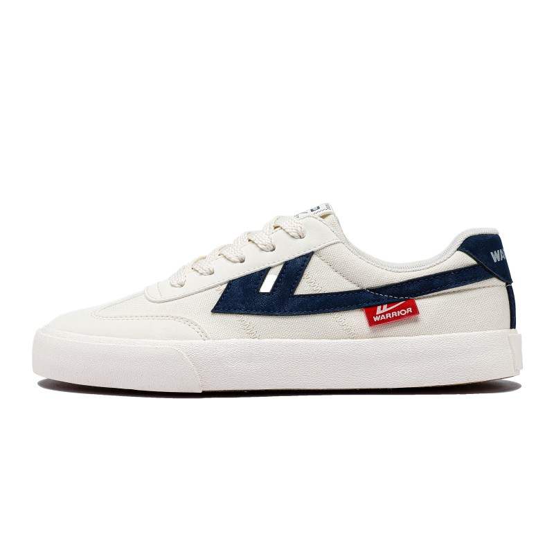 Warrior Slip Resistant Lightweight Non slip Lightweight Low top Canvas Shoes Unisex Ecru