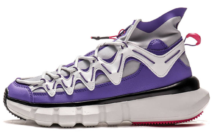 Li-Ning Li Ning Essence 2.3 Slip Resistant Abrasion Resistant High top Vintage Basketball Shoes Women's Purple