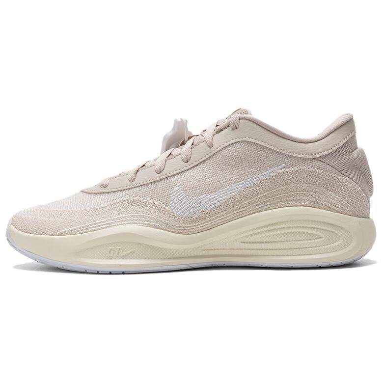 Nike Nike G.T. Hustle Academy Slip Resistant Abrasion Resistant Low top Basketball Shoes Men's Beige