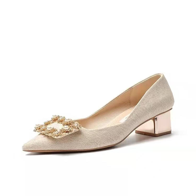 UMEK Block Heel High Heels 4cm Women's