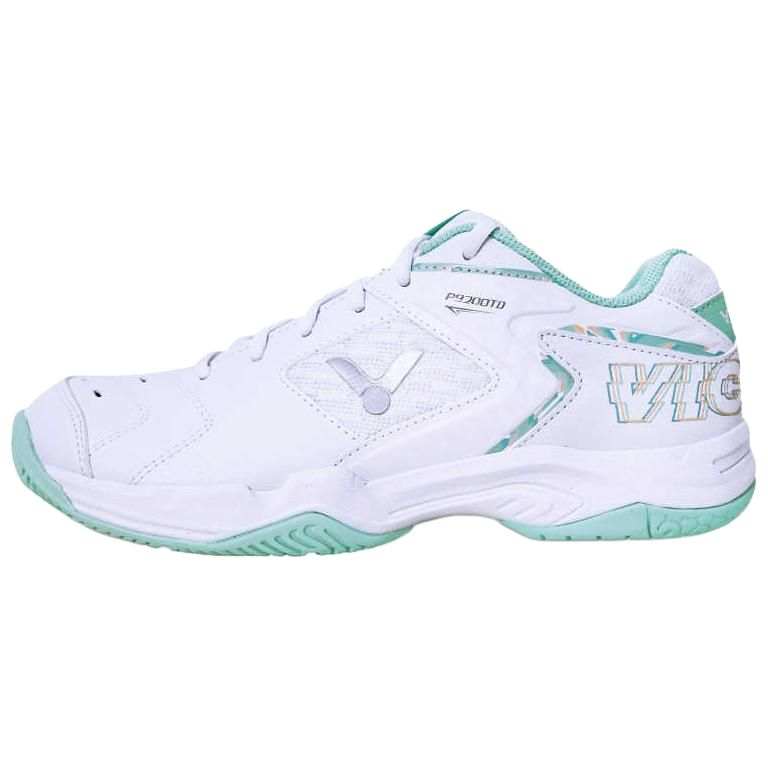 VICTOR 9200TD Slip Resistant Abrasion Resistant Low top Badminton Shoes Unisex White Green