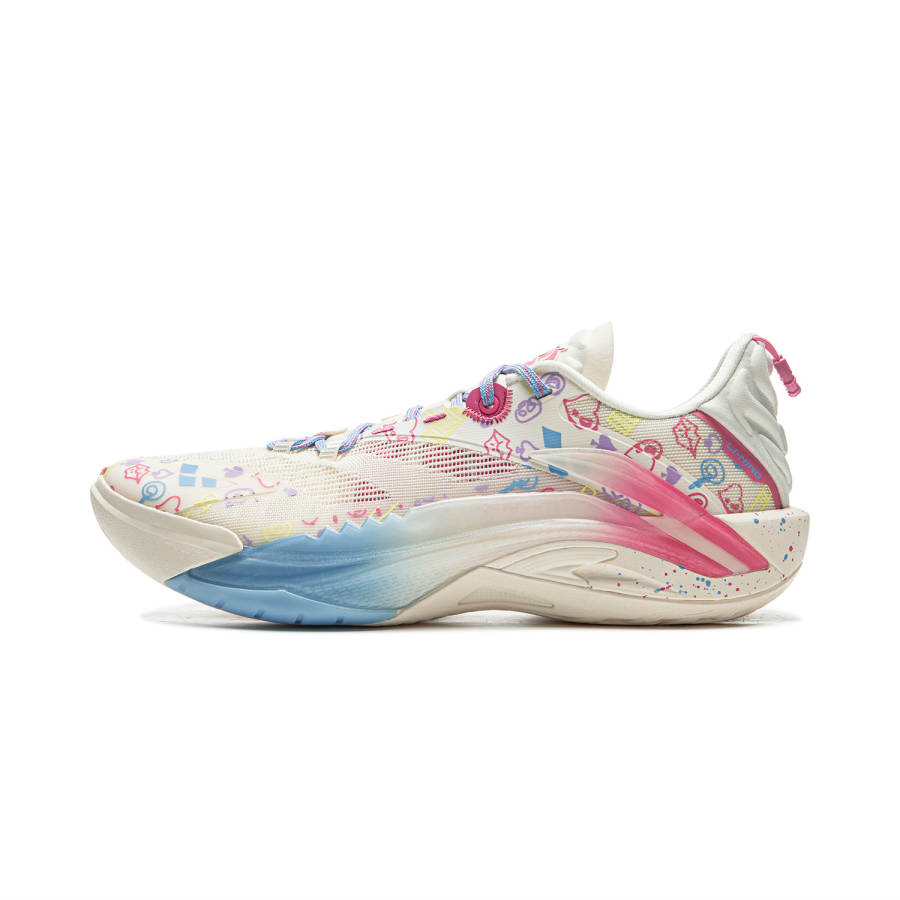 Li-Ning Li Ning Low top Outdoor Performance Basketball Shoes Men's Ecru