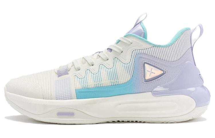 XTEP Abrasion Resistant Low top Basketball Shoes Men's White