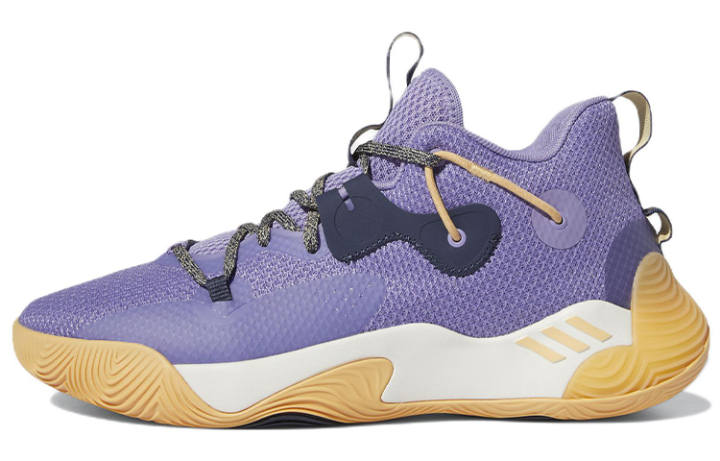 Adidas Adidas Harden Stepback 3 Comfortable Round Toe Cushioning Slip Resistant Abrasion Resistant Coverage Mid top