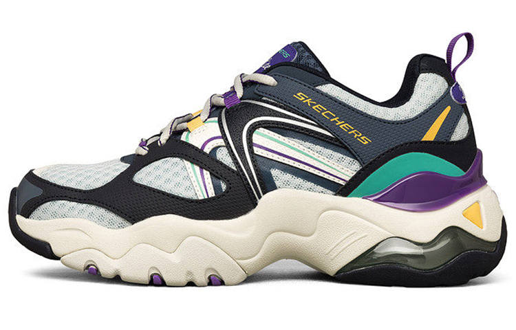 Skechers D'Lites Low Top Daddy Shoes Blue/Purple Women's