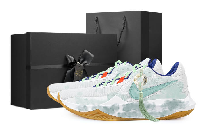 Nike Nike Precision 6 Bamboo Ink Green Dye High End Box Fabric Slip Resistant Abrasion Resistant Low top Basketball Shoes