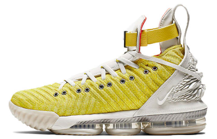 Nike Nike LeBron 16 Hfr Harlem Stage 16 'Bright Citron Light Bone Habanero Red'