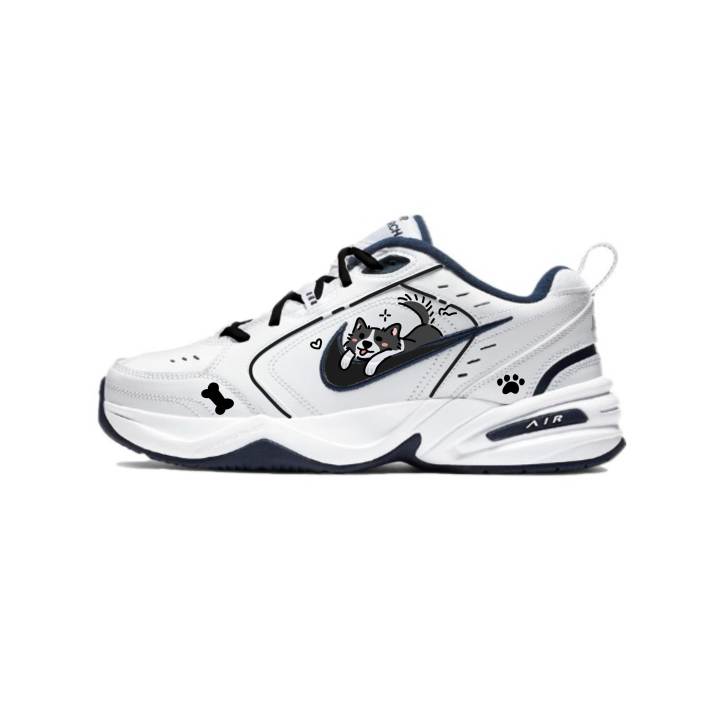 Nike Nike Air Monarch 4 Chunky Sneakers Unisex Low Top Black/White
