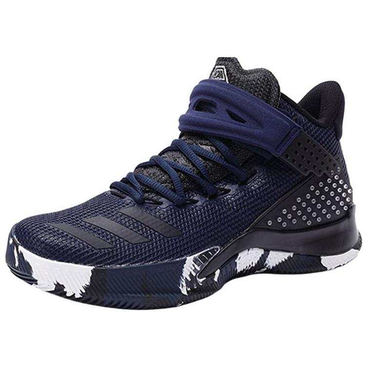 Adidas Adidas Ball 365 Slip Resistant Abrasion Resistant Low top Basketball Shoes Men's Navy Blue