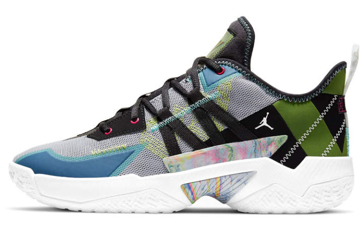 Jordan Air Jordan Westbrook One Take 2 'Wolf Grey Aurora Green'