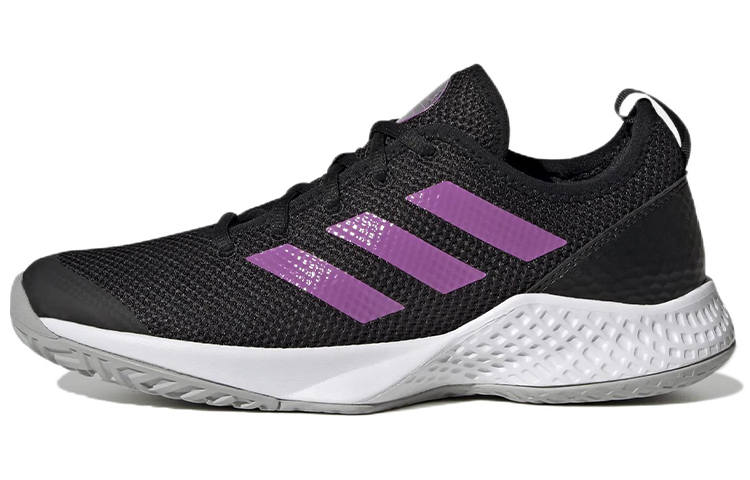 Adidas Adidas Courtflash Comfortable Abrasion Resistant Low top Tennis Shoes Women's Black