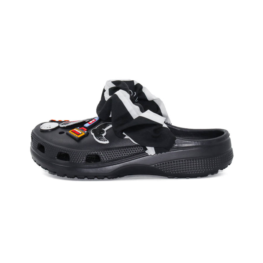 OUBT Niche Hip Hop Style, Cyber Sports Clogs Men's Black