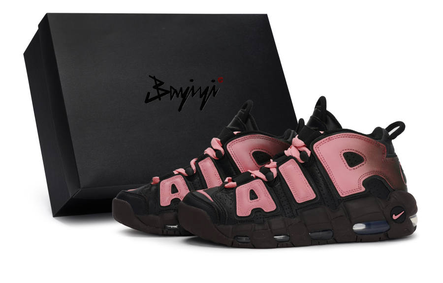 Nike Nike Air More Uptempo Slip Resistant Mid top Vintage Basketball Shoes Women's Pink