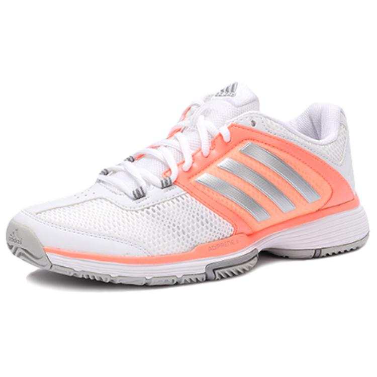 Adidas Adidas Barricade Slip Resistant Abrasion Resistant Low top Tennis Shoes Women's White