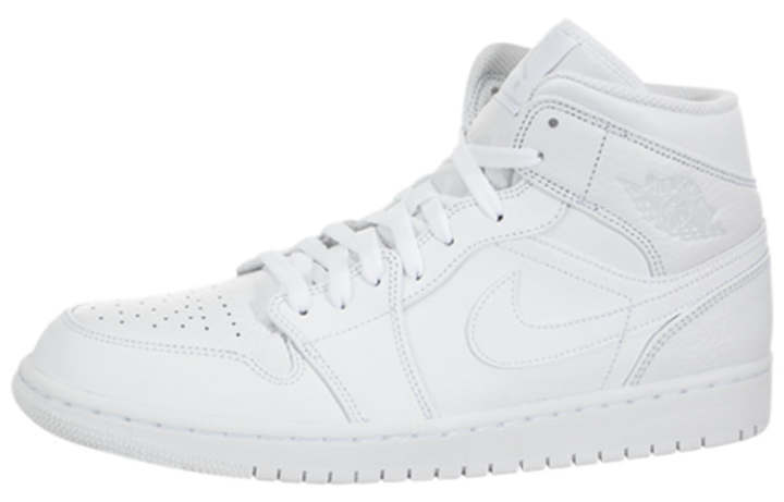 Jordan Jordan 1 Mid Triple White 2018
