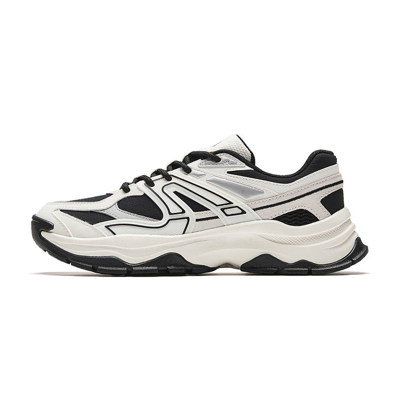 Anta Hot Abrasion Resistant Abrasion Resistant Low top Casual Shoes Women's Beige Black