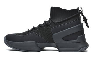 EQLZ EQUALIZER Zero Evo Textile, Artificial Leather Abrasion Resistant Mid top Basketball Shoes Men's Black