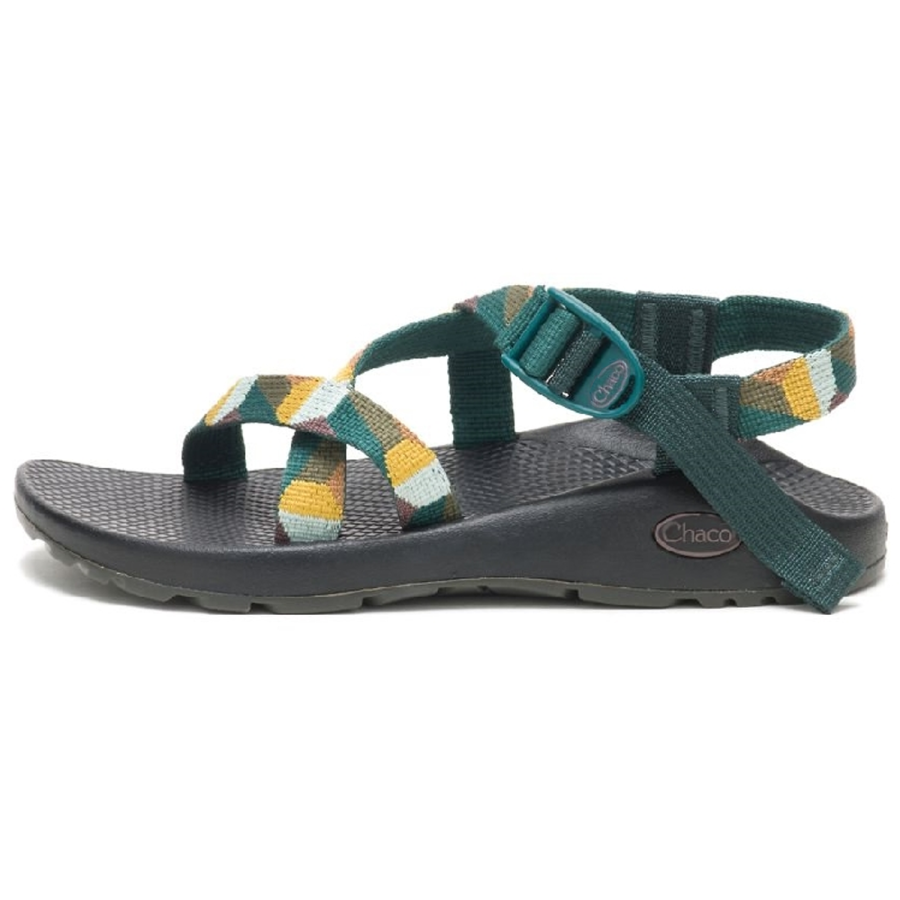Chaco Z1 Classic Leather, Textile Beach Sandals Women's Moss Green