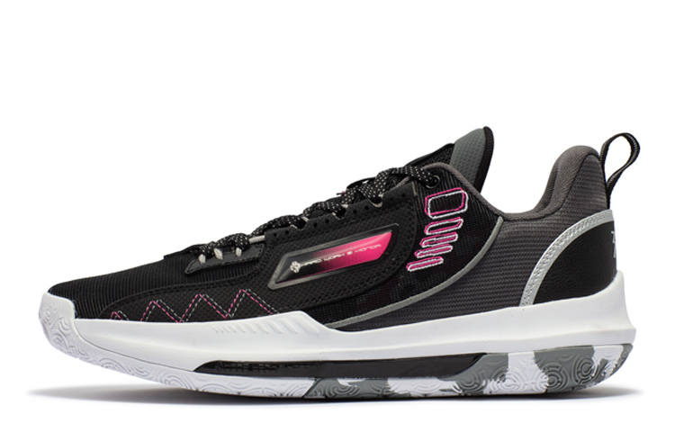 361° DVD Team Game Ready Cushioning Slip Resistant Abrasion Resistant Low top Basketball Shoes Men's Obsidian Black